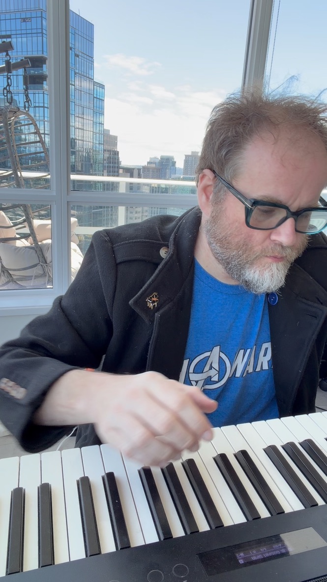 Aubrey Alexander at a piano